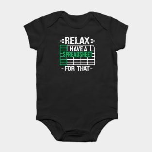 Spreadsheet Baby Bodysuit